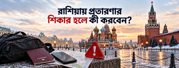 রাশিয়ায় প্রতারণার শিকার হলে কী করবেন?